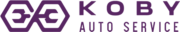 Logo of Kia Motors with purple text and a stylized emblem.